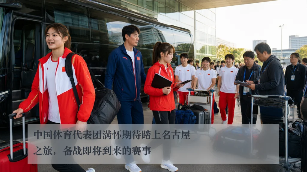 中国体育代表团满怀期待踏上名古屋之旅，备战即将到来的赛事